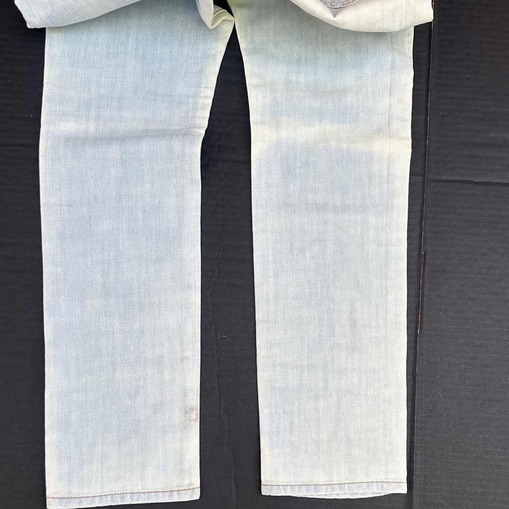 NET Guess Men's Faded Blue Slim Jeans SZ 30x32 - Picture 7 of 8